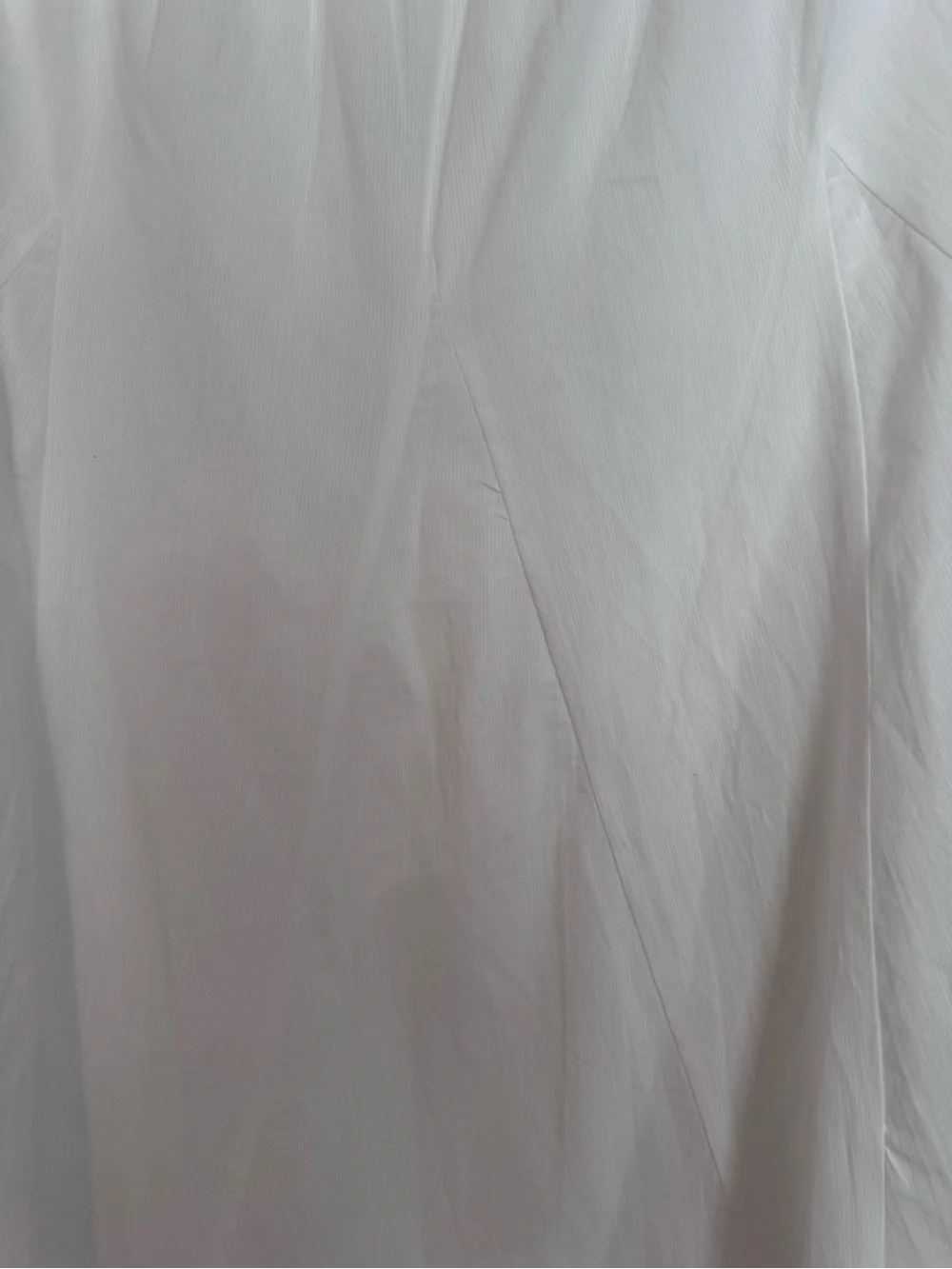 Jason Wu Quiet luxury White 100%Cotton Maxi Skirt Size M Elastic Waist